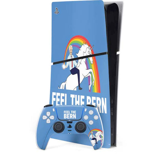 Feel The Bern Unicorn PlayStation PS5 Skins